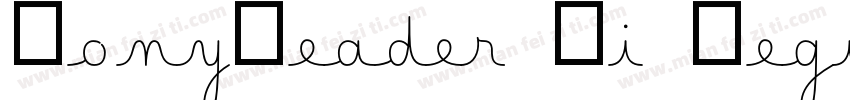 SonyReader Li Regular字体转换